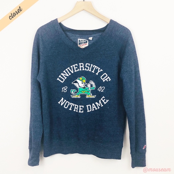 notre dame sweatshirt pacsun